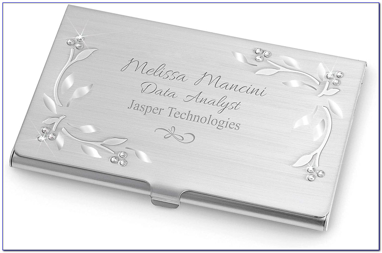 Things Remembered Engraved Business Card Holder
