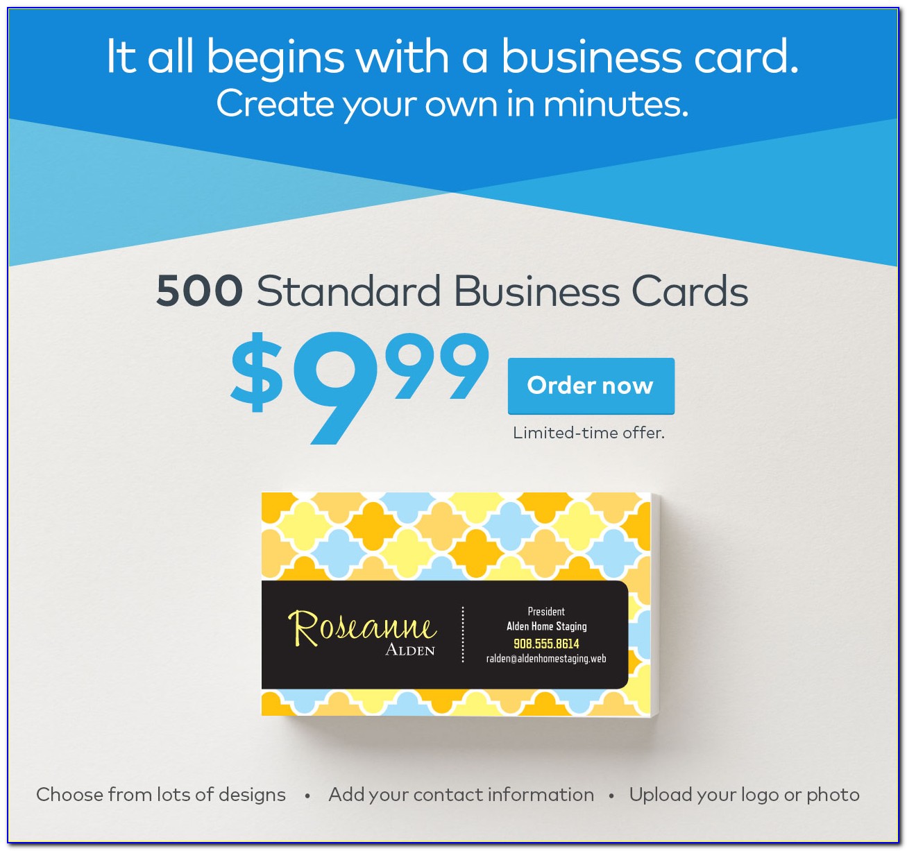 Vistaprint 500 Business Cards Free Shipping