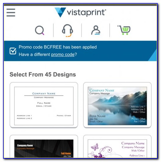 Vistaprint Business Cards Upload Dimensions