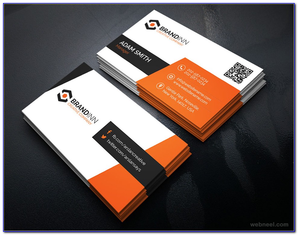Airline Business Card Vector