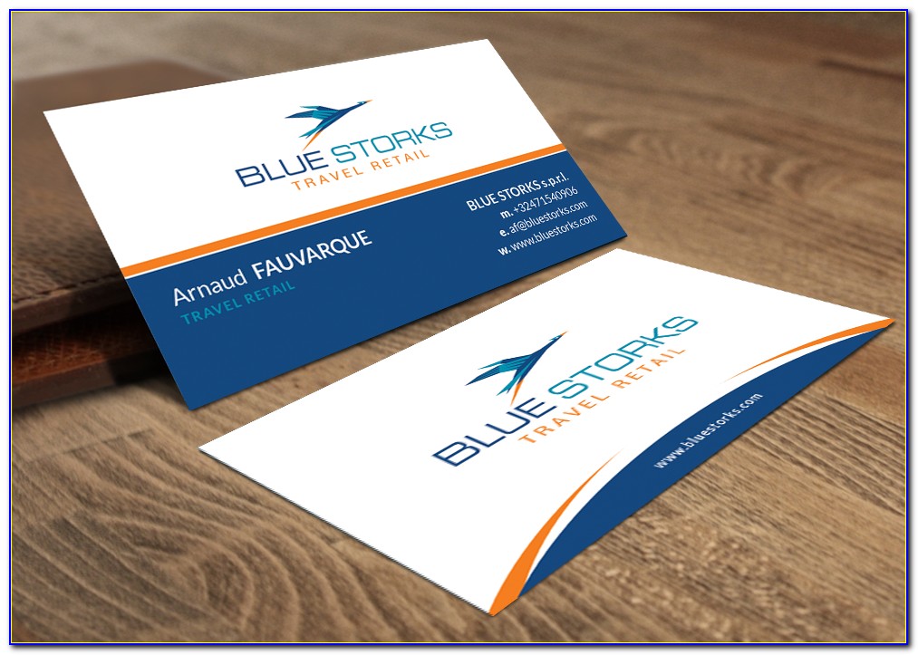Airline Business Cards Design