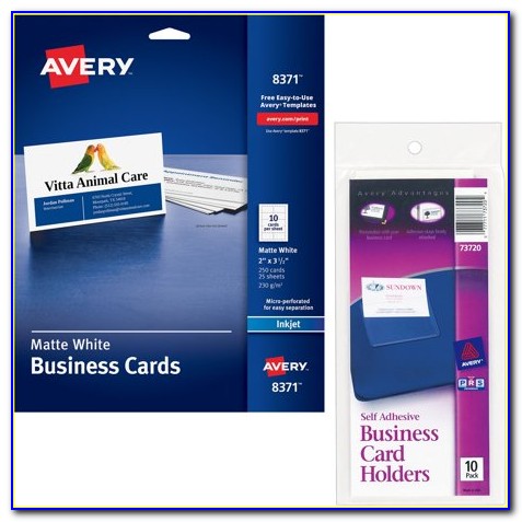 Avery Cardstock Business Cards