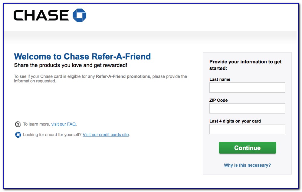 Chase Business Credit Card Referral Bonus