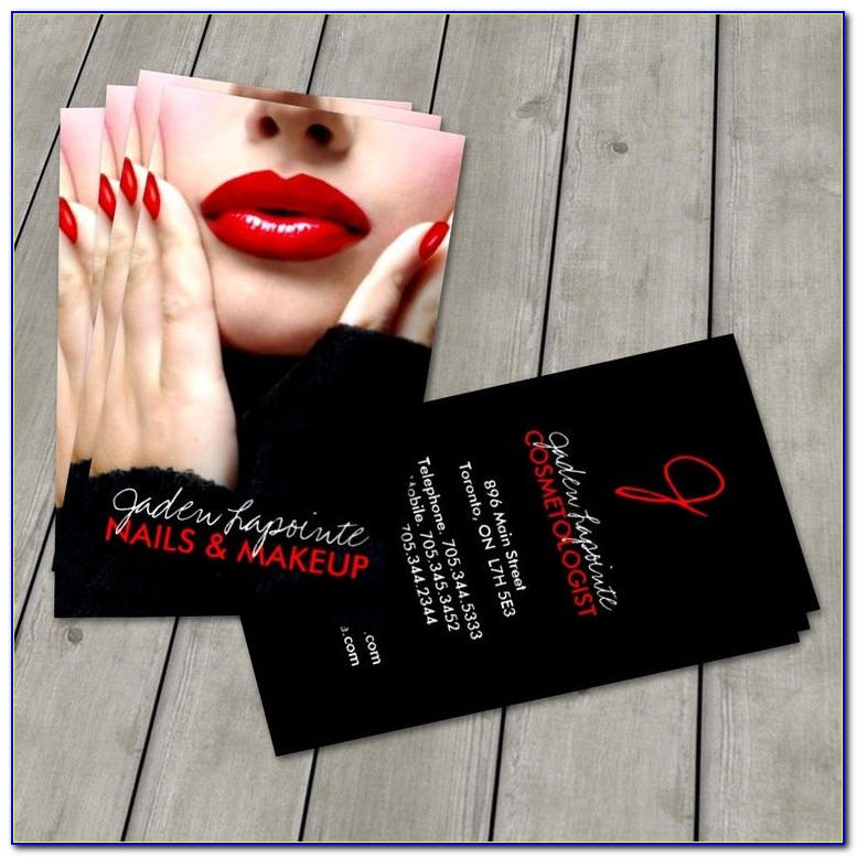 Cosmetologist Business Card Ideas