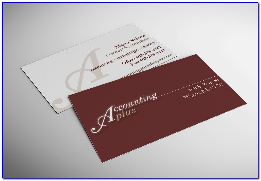 Embossed Lettering Business Cards