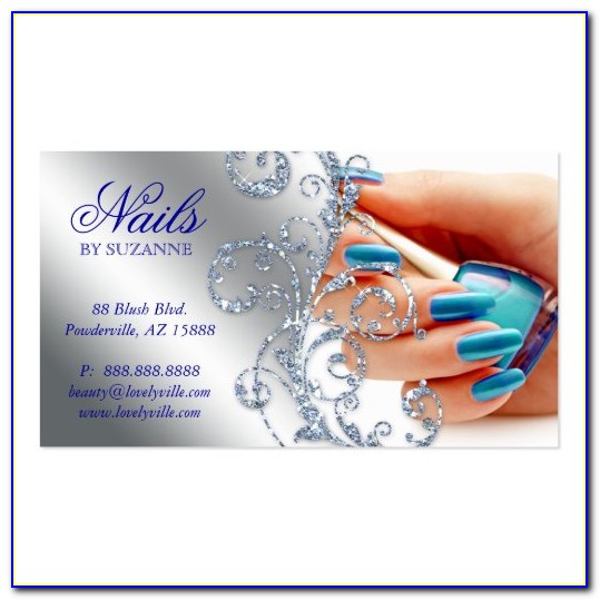In Business Card Cho Tiem Nail