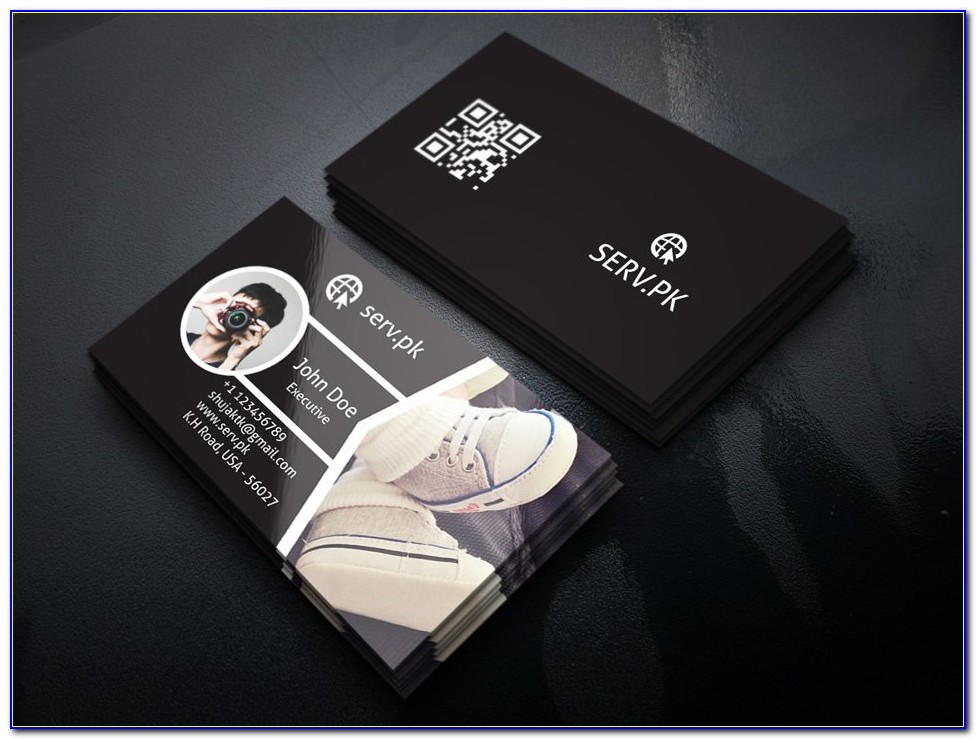 Model Business Card Template