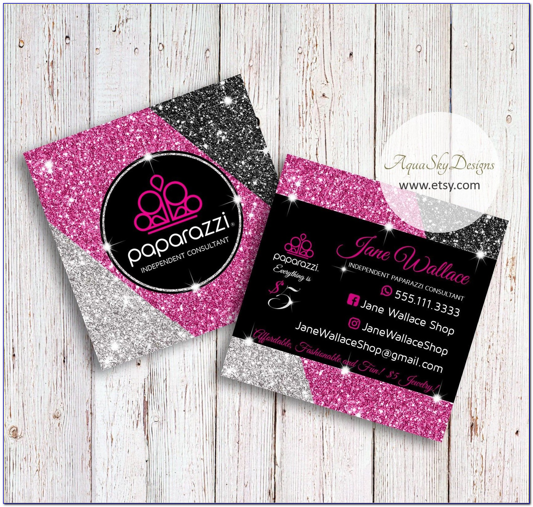 Paparazzi Business Cards Printed