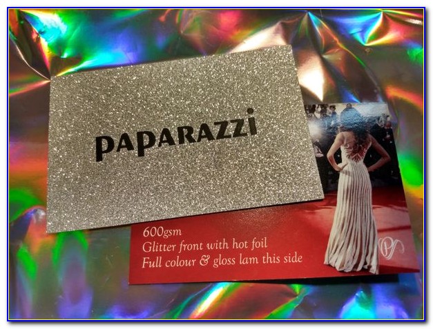 Real Glitter Business Cards