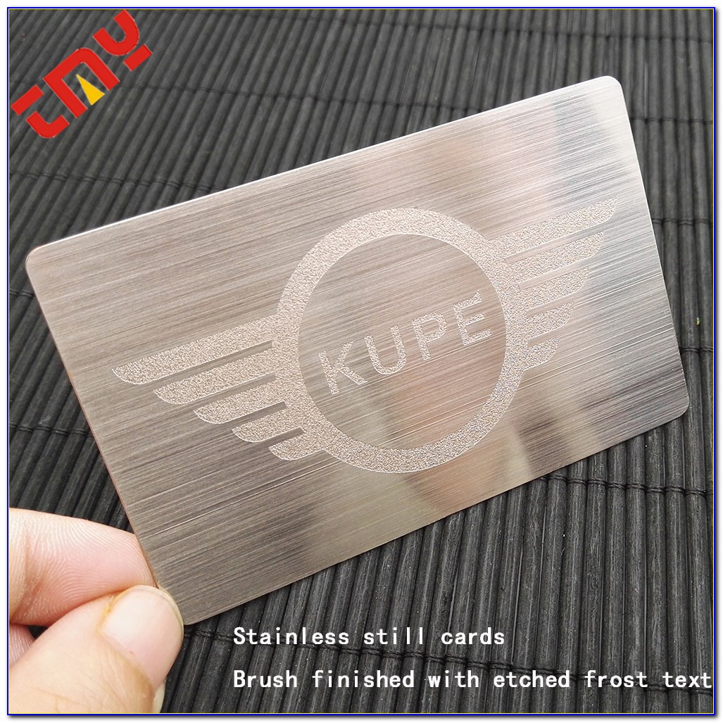 Sublimation Metal Business Cards
