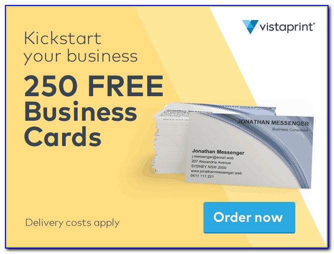 Vistaprint Free Business Cards Promo Code