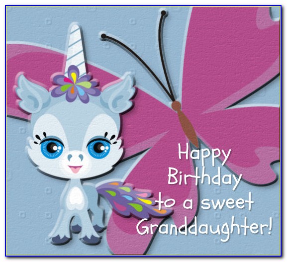 123 Birthday Cards For Granddaughter