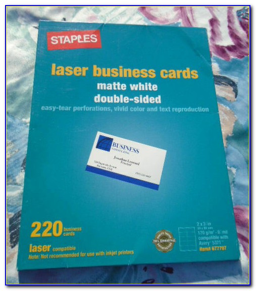 500 Business Cards For 999 Staples