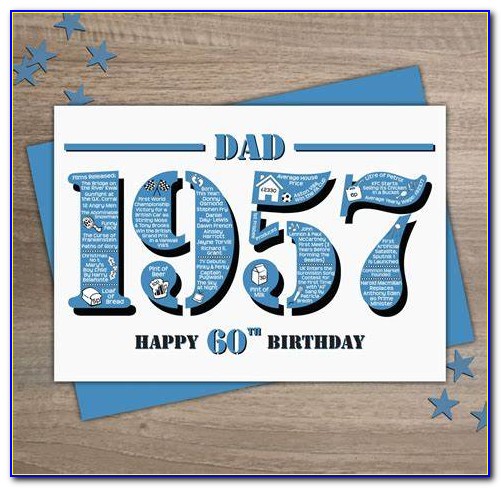 60th Birthday Card Messages For Dad