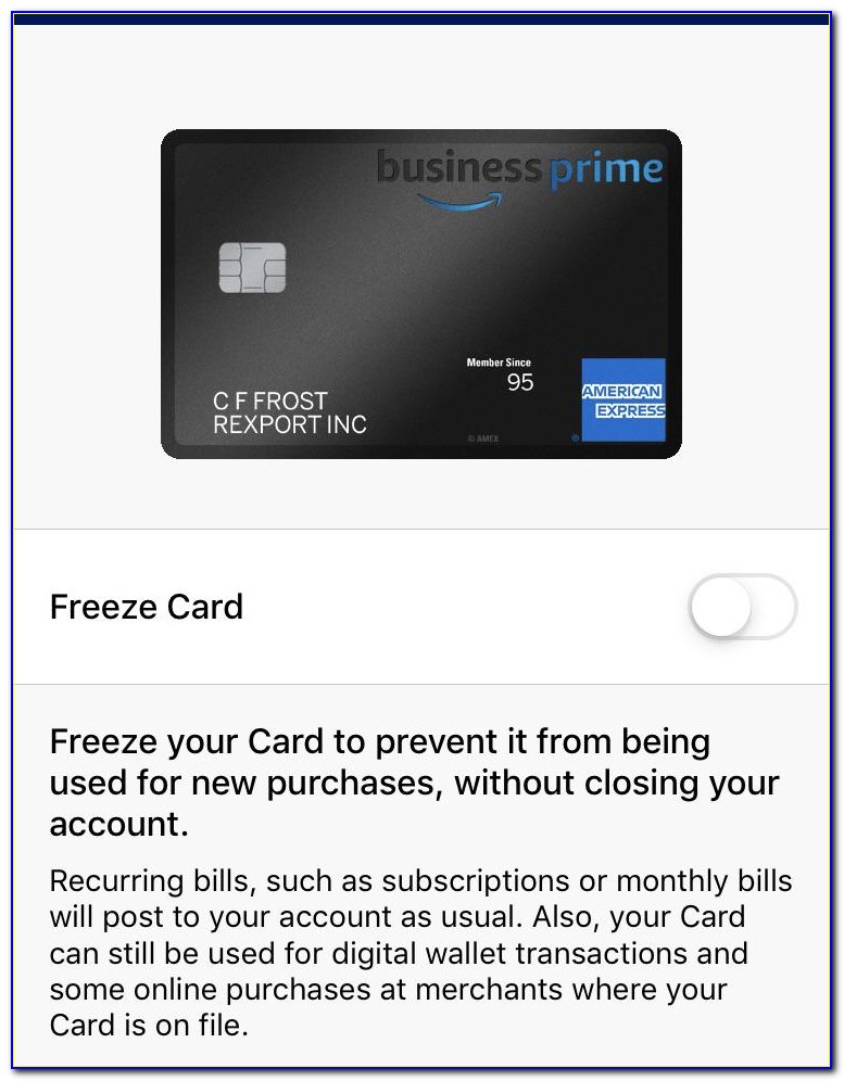 Amex Amazon Business Prime Card