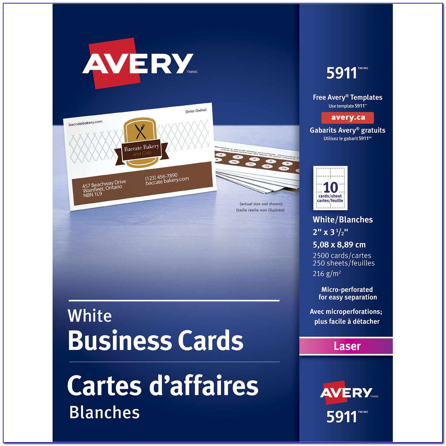 Avery Perforated Business Cards