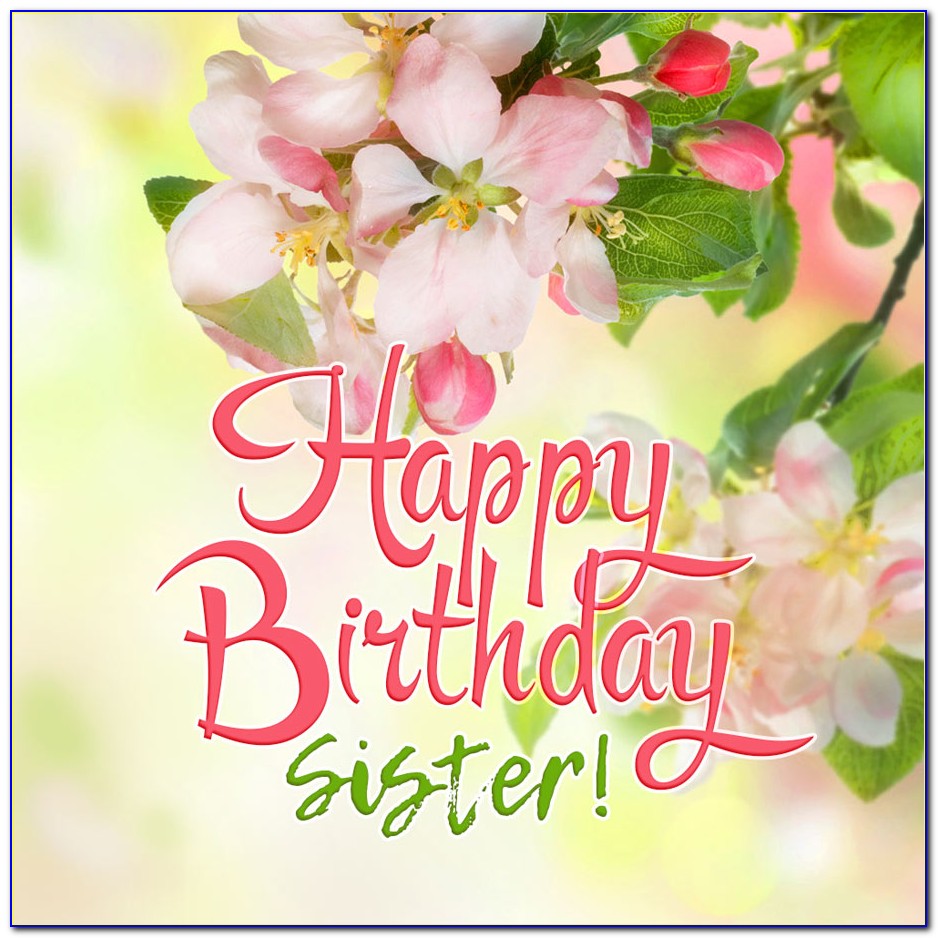 Birthday Cards For Sister Free Download