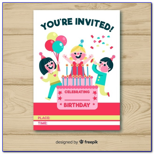 Birthday Invitation Psd Free Download
