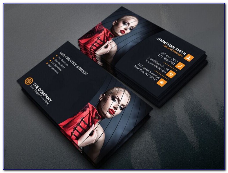Boutique Visiting Card Format