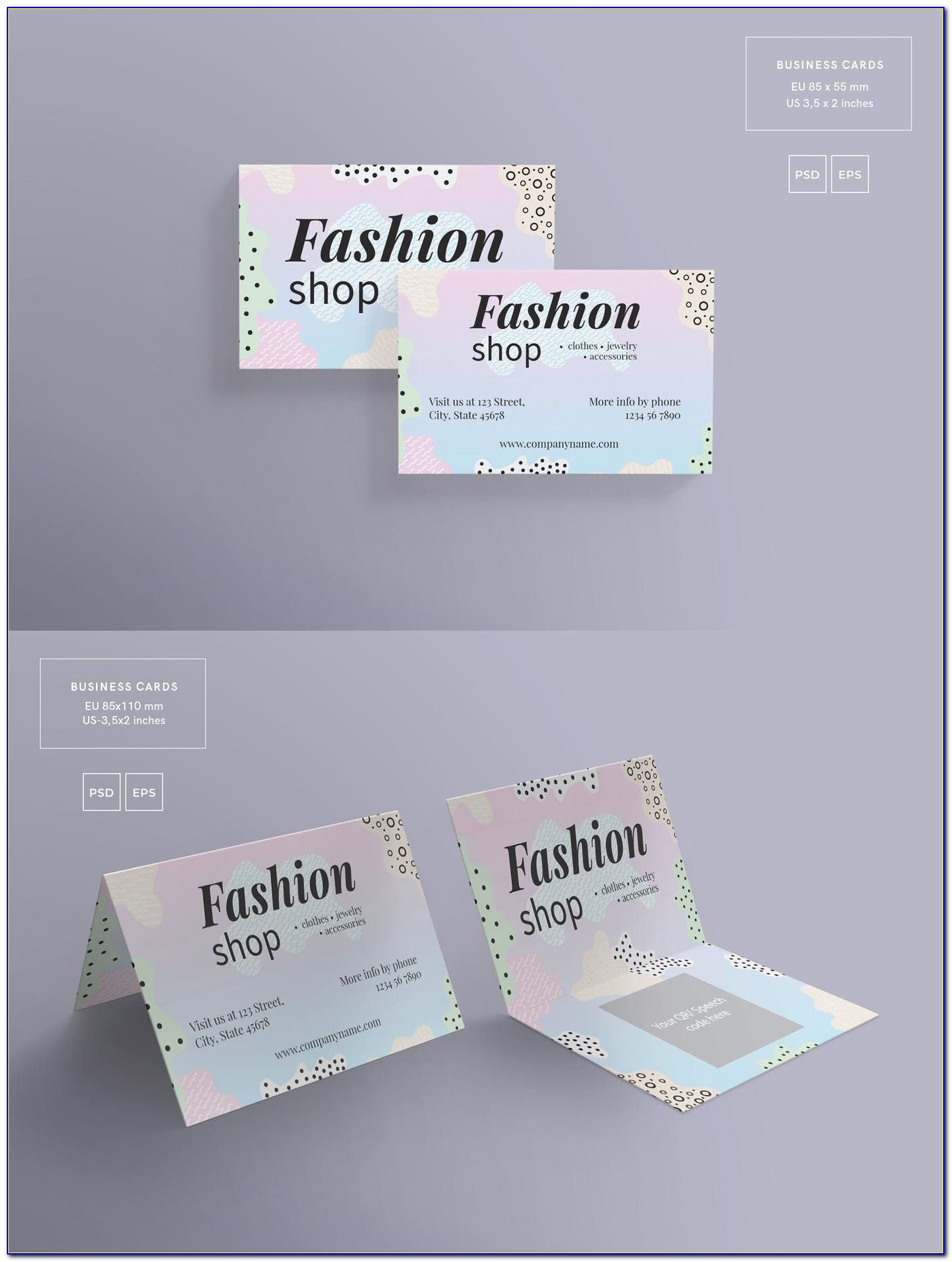 Boutique Visiting Card Templates