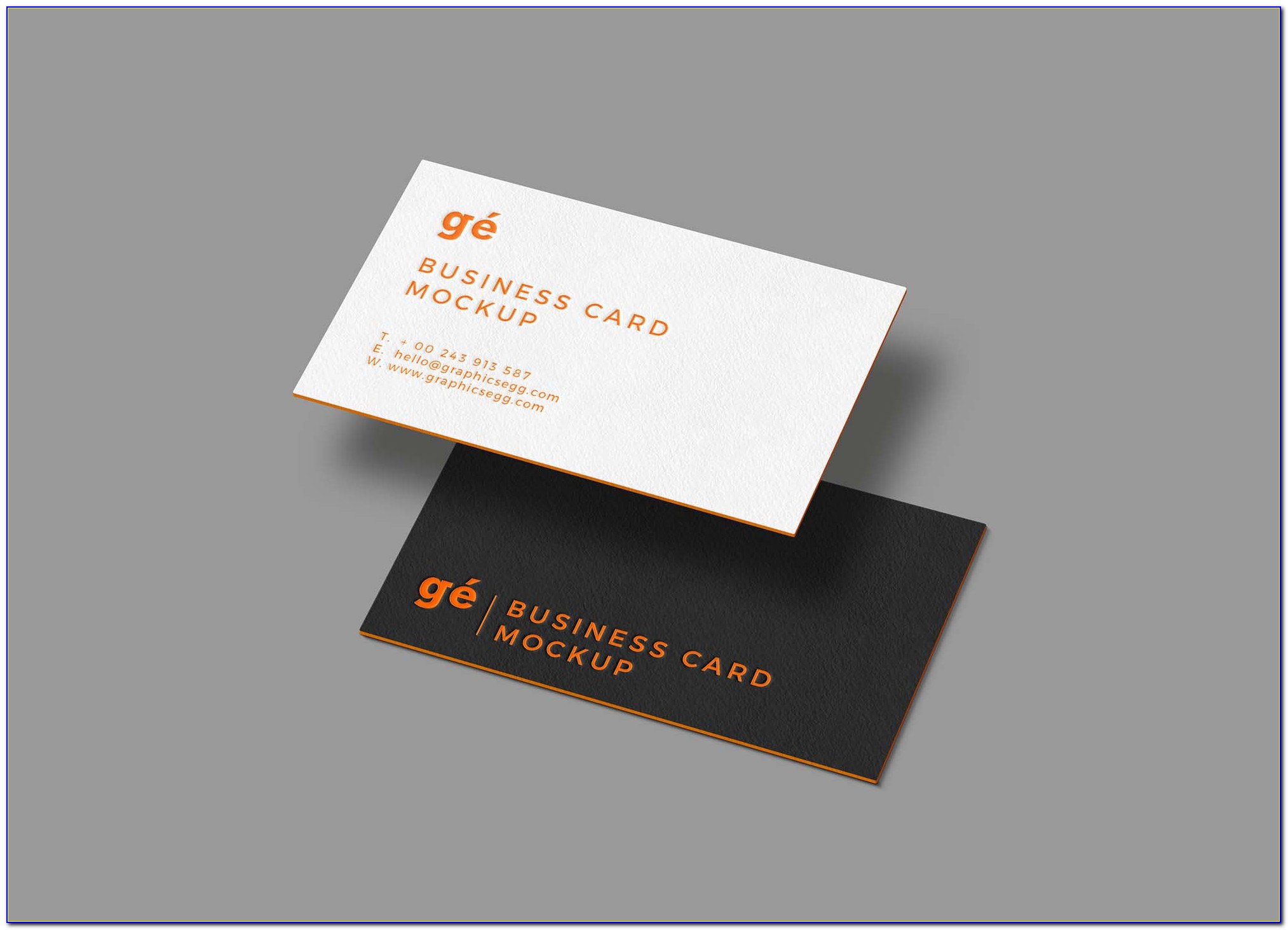 Business Card Mockup Psd Free