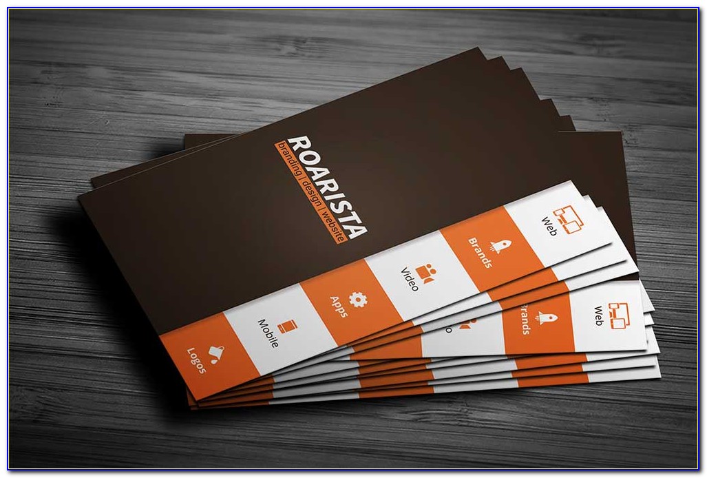 Business Card Mockup Rounded Corners Free