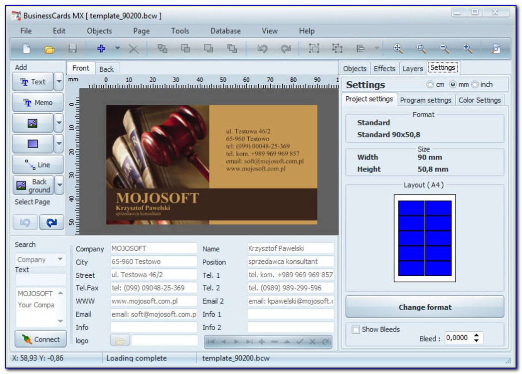 Business Card Mx 4.5 Download