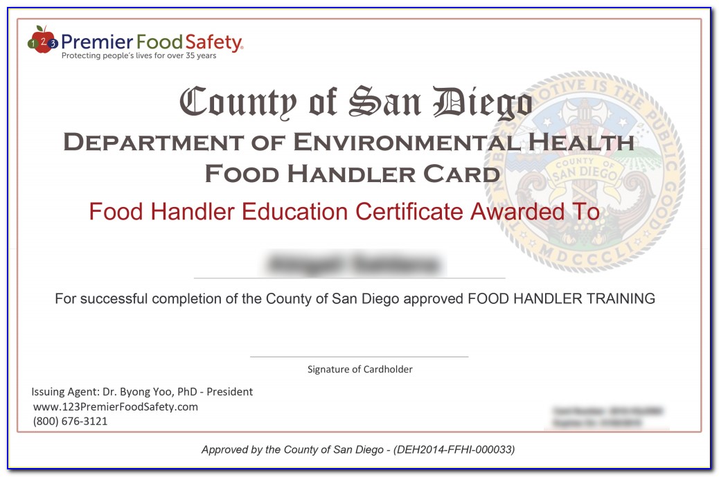 California Food Handlers Card Test Answers Quizlet