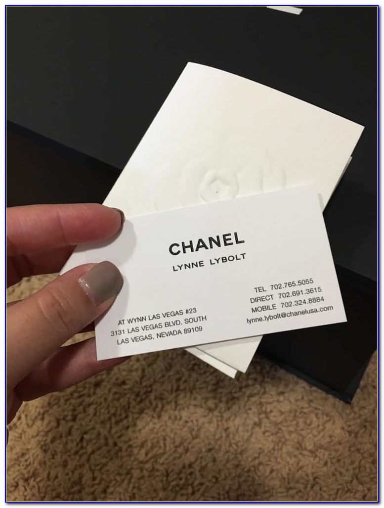 Chanel Business Card Wallet
