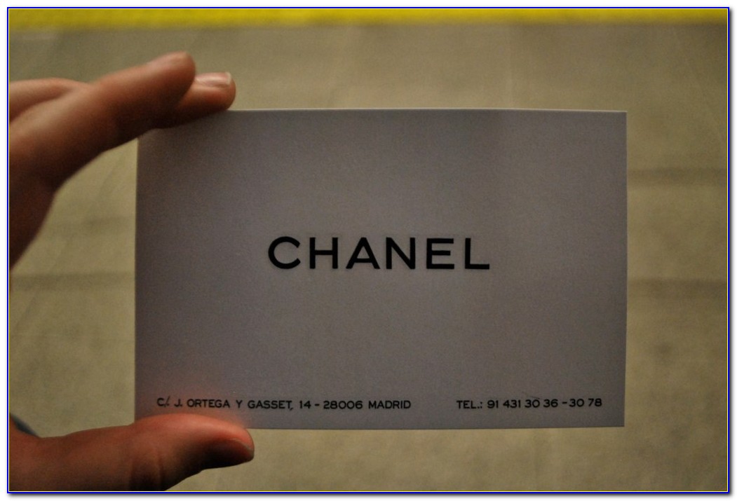 Chanel Business Card