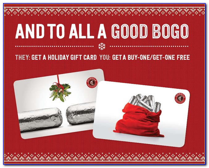 Chipotle Gift Card Free Burrito