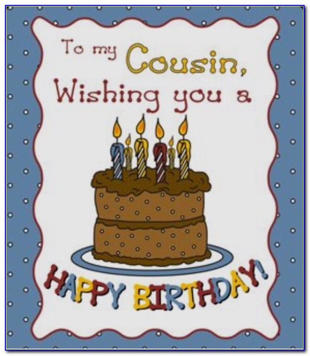 Cousin Birthday Card Amazon