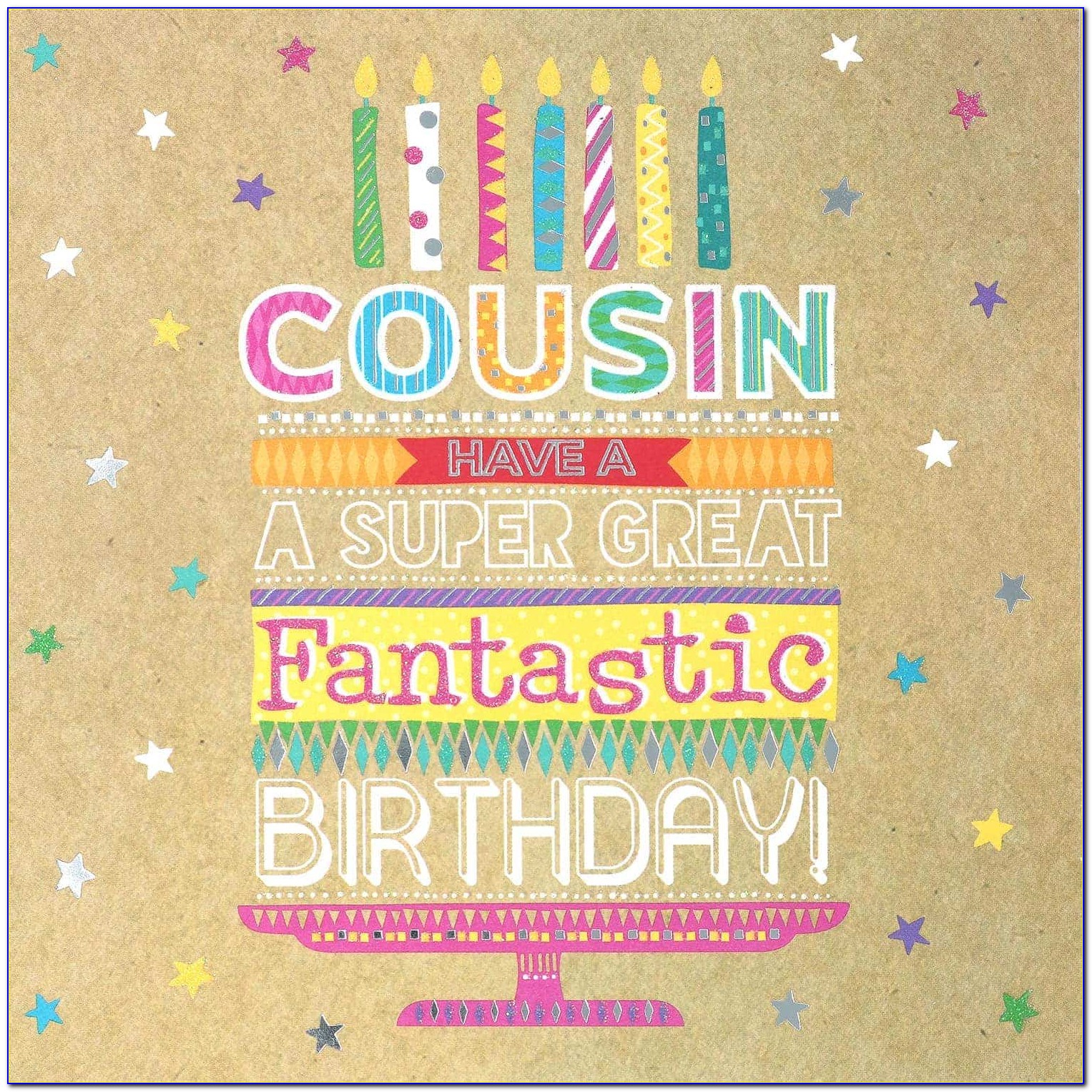 Cousin Birthday Card Images