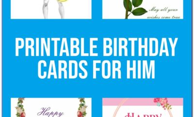 Cute Printable Birthday Cards For Boyfriend