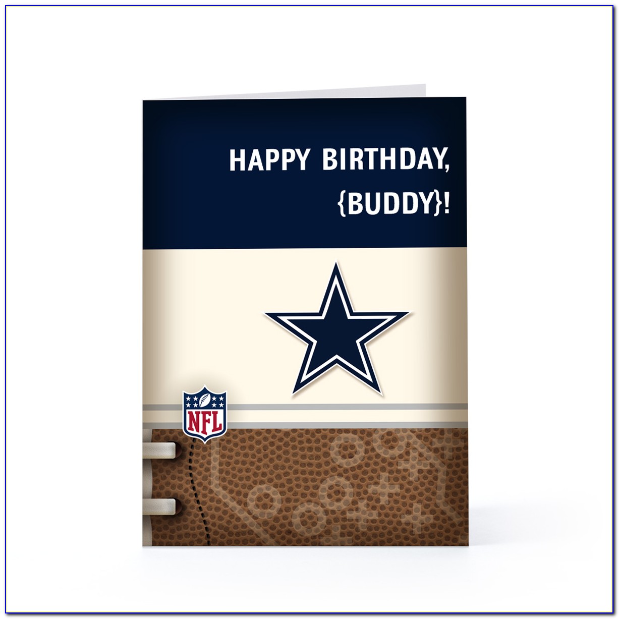 Dallas Cowboys Birthday Ecard