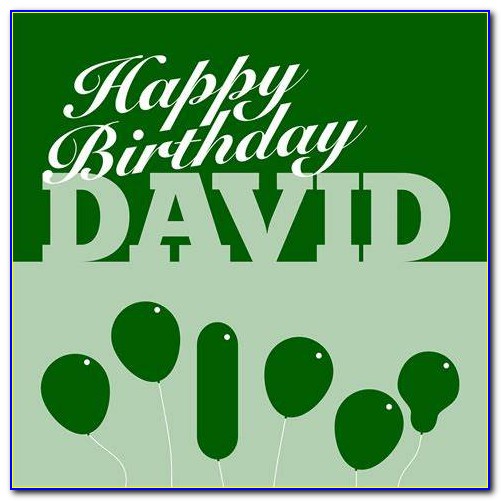 David Birthday Cards