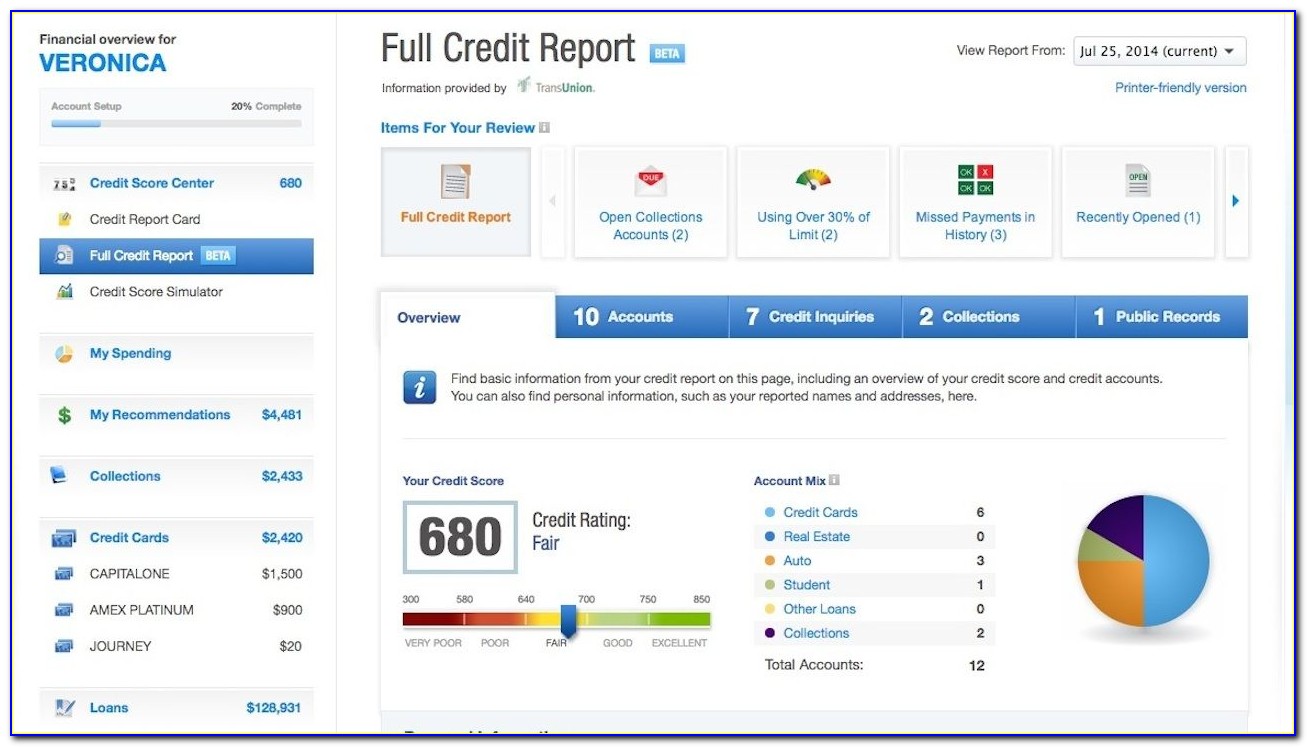 Credit Karma. Credit Reports monitoring. Credit score creditkarma.