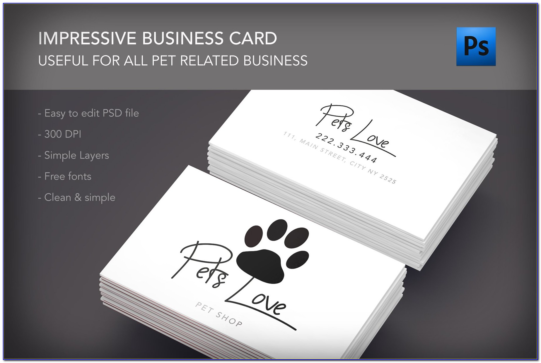 Dog Business Card Templates Free