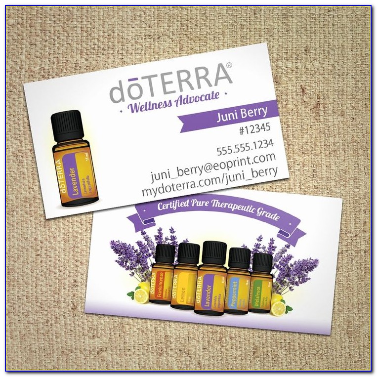 Doterra Images For Business Cards