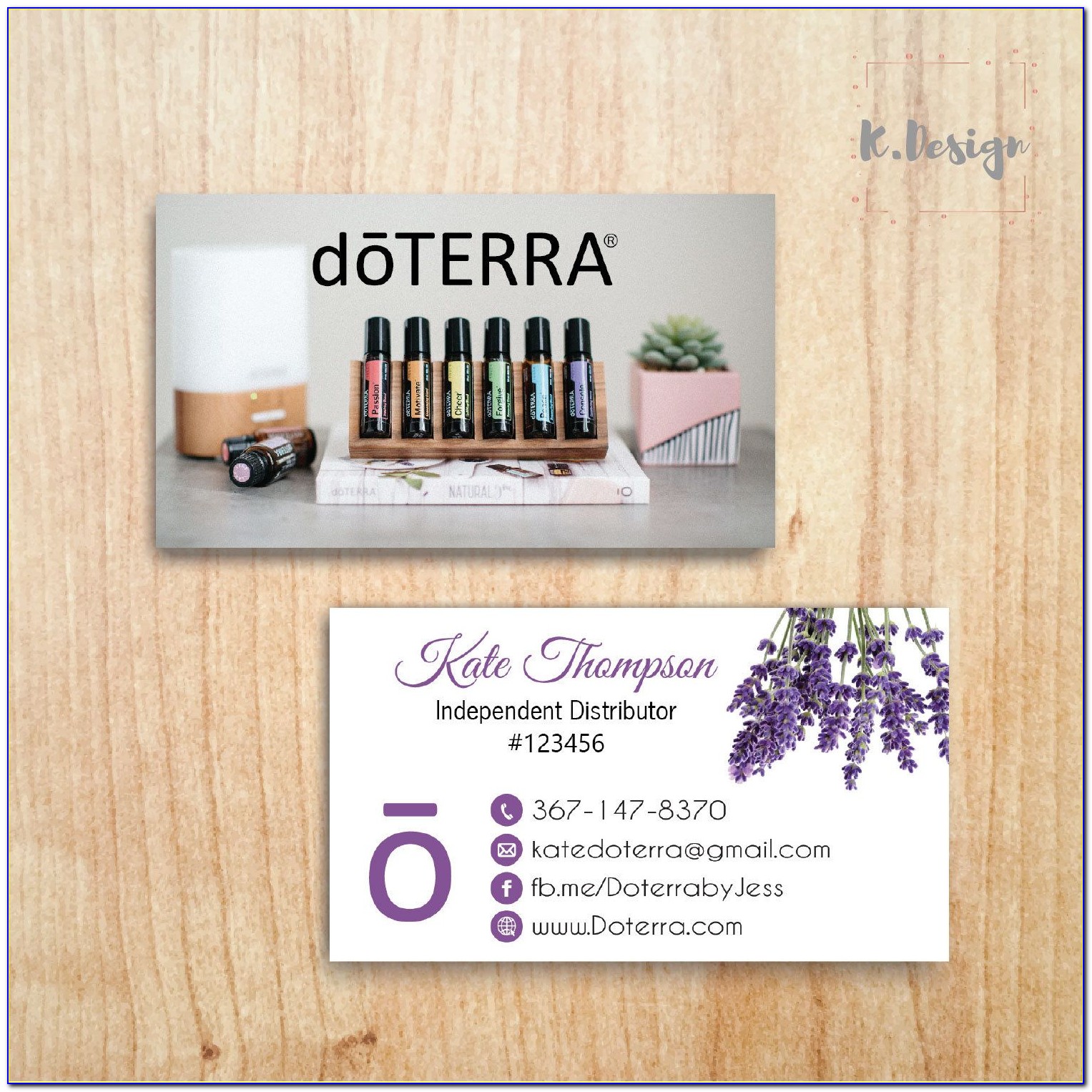 Doterra Pictures For Business Cards