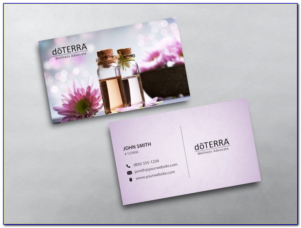 Double Sided Business Card Template Illustrator