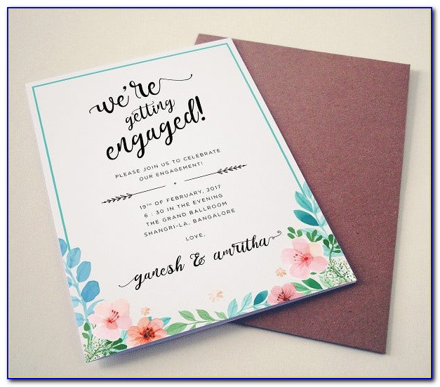 Engagement Cards Free Download