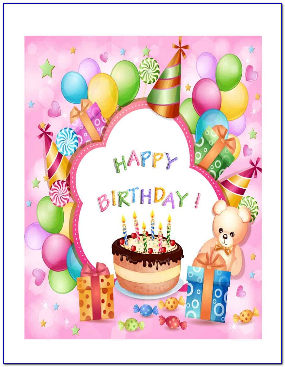 Free Birthday Card Template For Word