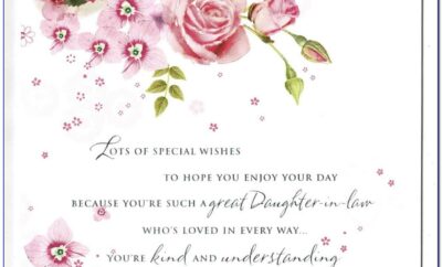 Free Birthday Cards For Daughter In Law