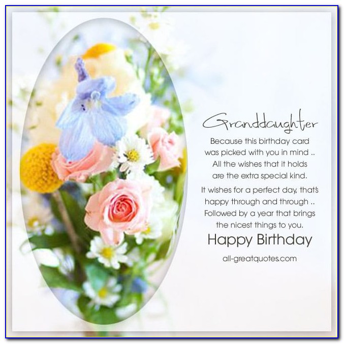 Free Birthday Cards For Granddaughter On Facebook