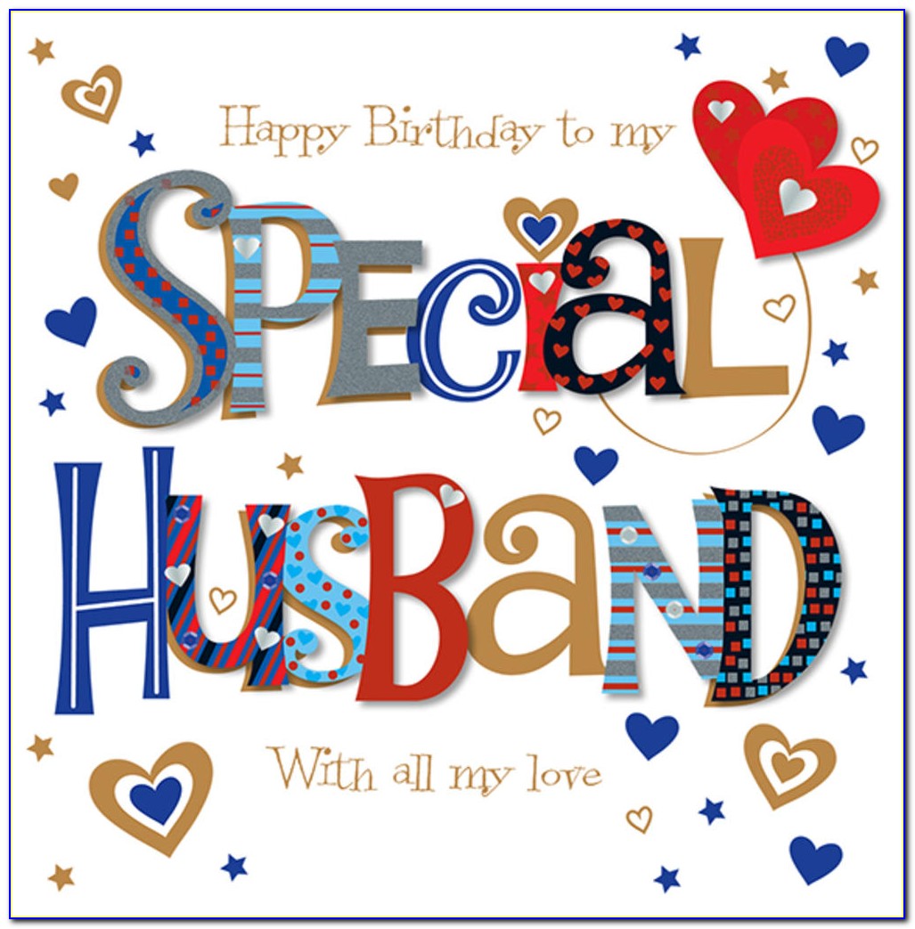 Free Birthday Cards For Husband To Print