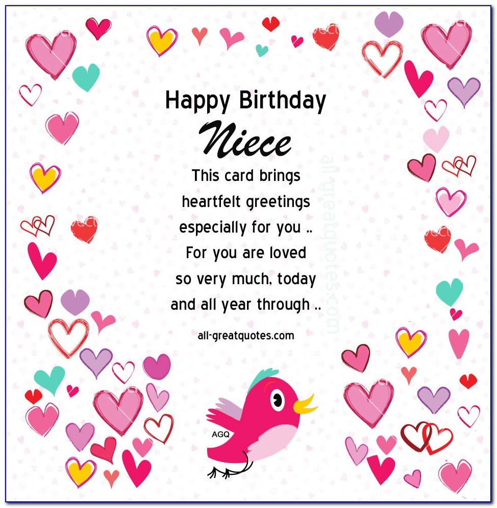 Free Birthday Cards For Niece On Facebook