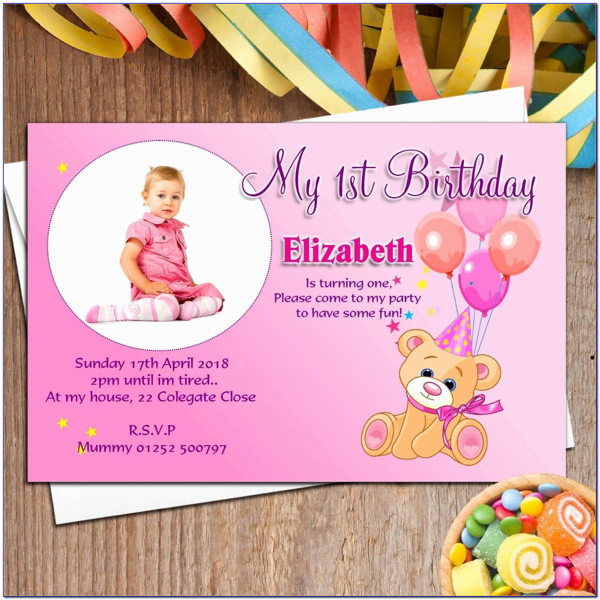 Free Birthday Invitation Card In Marathi