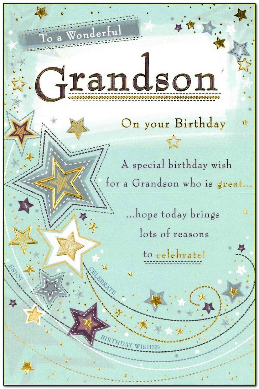 Free E Birthday Cards For Grandson