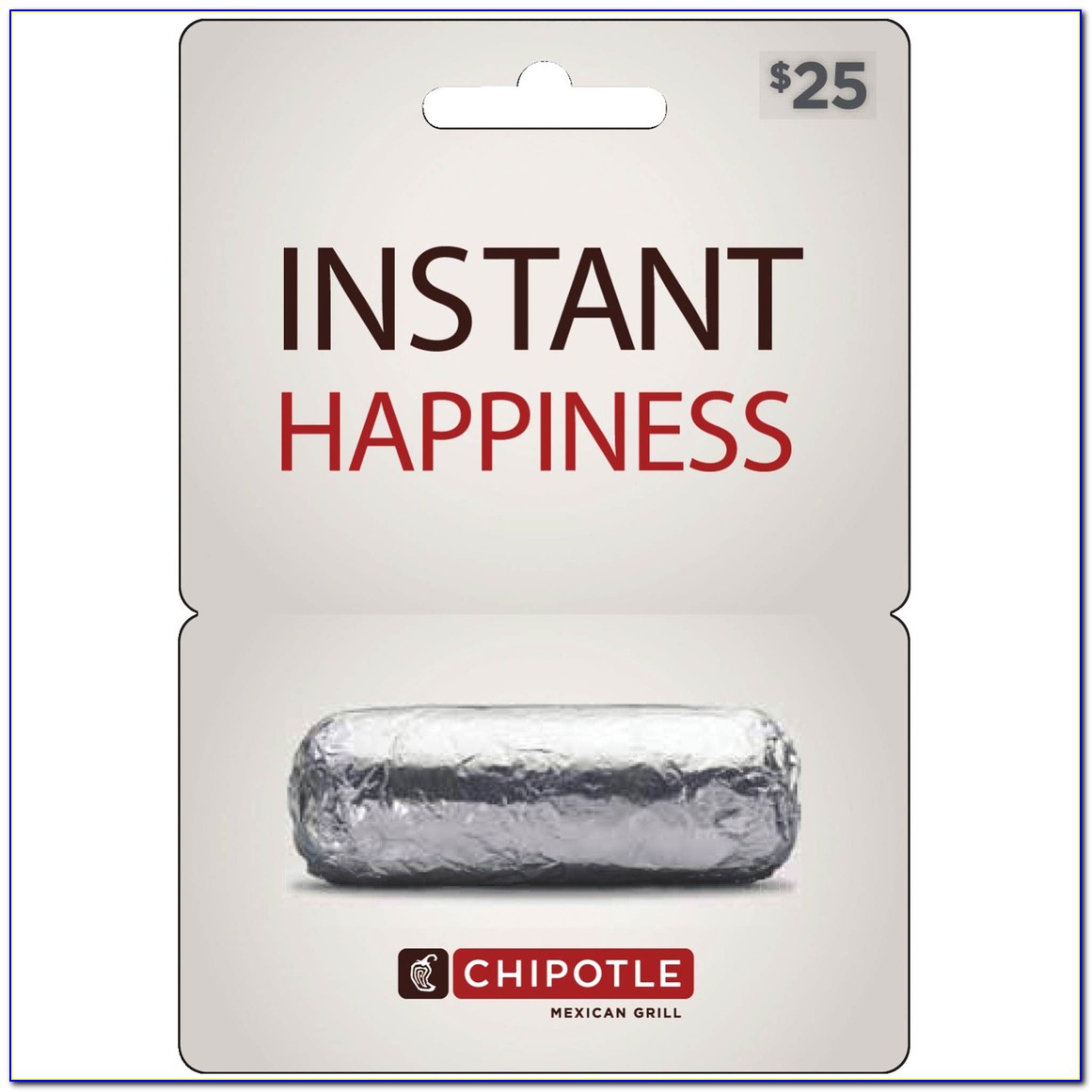 Free Entree Chipotle Card